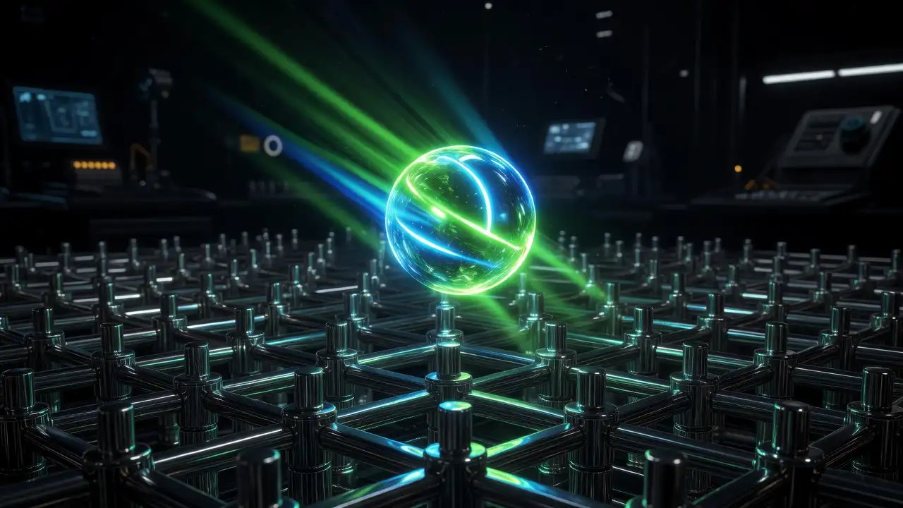 Plinko Lab game preview showing glowing ball falling through laboratory peg grid